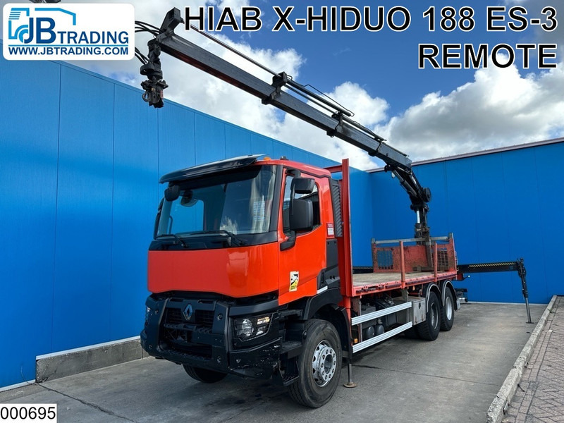 Renault C 430 EURO 6, Steel spring suspension, Hiab - Nákladní automobil valníkový/ Plošinový, Auto s hydraulickou rukou: obrázek 1 Renault C 430 EURO 6, Steel spring suspension, Hiab - Nákladní automobil valníkový/ Plošinový, Auto s hydraulickou rukou: obrázek 1