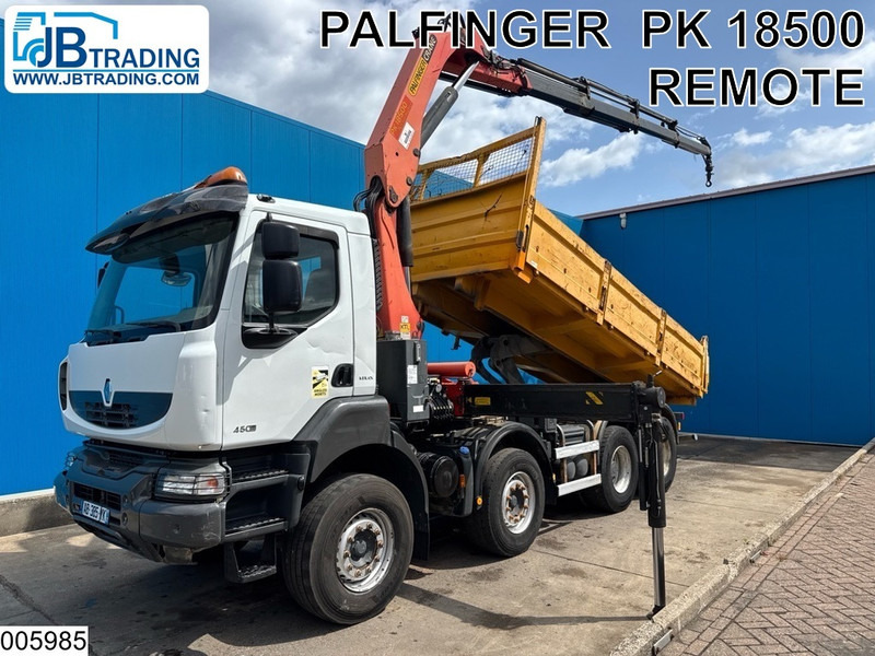 Renault Kerax 450 Dxi 8X4, Manual, Steel suspension, Retarder - Sklápěč, Auto s hydraulickou rukou: obrázek 1 Renault Kerax 450 Dxi 8X4, Manual, Steel suspension, Retarder - Sklápěč, Auto s hydraulickou rukou: obrázek 1