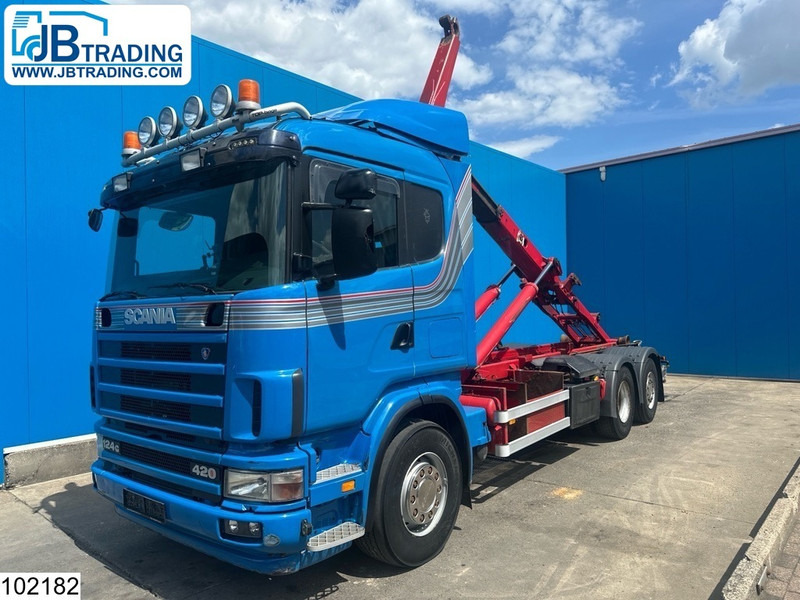 Scania 124 420 6X2, EURO 3, Retarder, Meiller - Hákový nosič kontejnerů: obrázek 1 Scania 124 420 6X2, EURO 3, Retarder, Meiller - Hákový nosič kontejnerů: obrázek 1