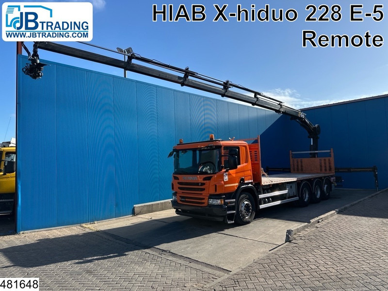 Scania P 410 8x4, EURO 6, HIAB, Remote - Nákladní automobil valníkový/ Plošinový, Auto s hydraulickou rukou: obrázek 1 Scania P 410 8x4, EURO 6, HIAB, Remote - Nákladní automobil valníkový/ Plošinový, Auto s hydraulickou rukou: obrázek 1