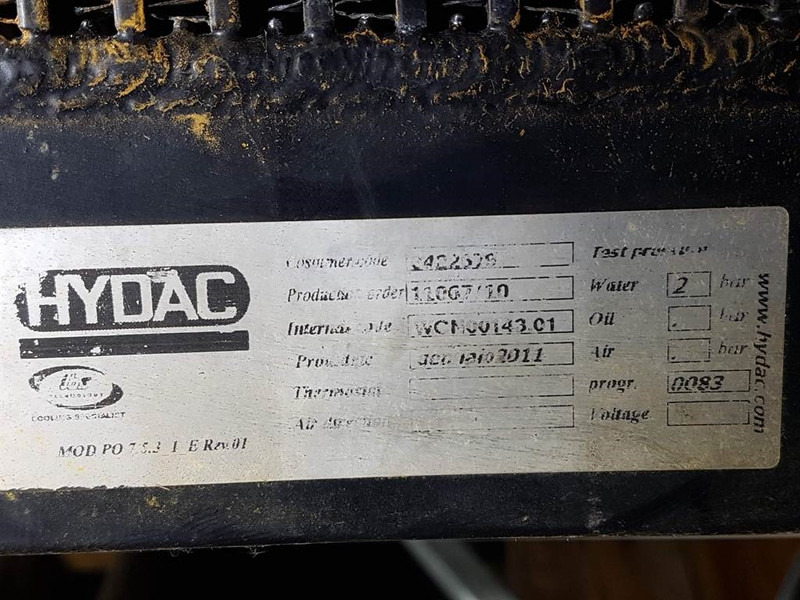 Hydac - Watercooler/Kühler/Koeler - Motor a díly pro Stavební technika: obrázek 4 Hydac - Watercooler/Kühler/Koeler - Motor a díly pro Stavební technika: obrázek 4