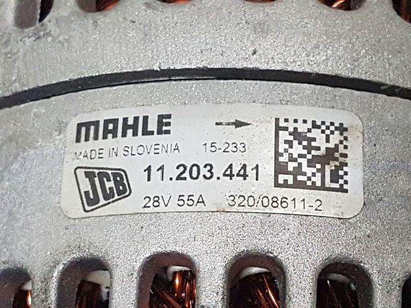 JCB 320/08611-28V 55A-Alternator/Lichtmaschine/Dynamo - Motor pro Stavební technika: obrázek 4 JCB 320/08611-28V 55A-Alternator/Lichtmaschine/Dynamo - Motor pro Stavební technika: obrázek 4