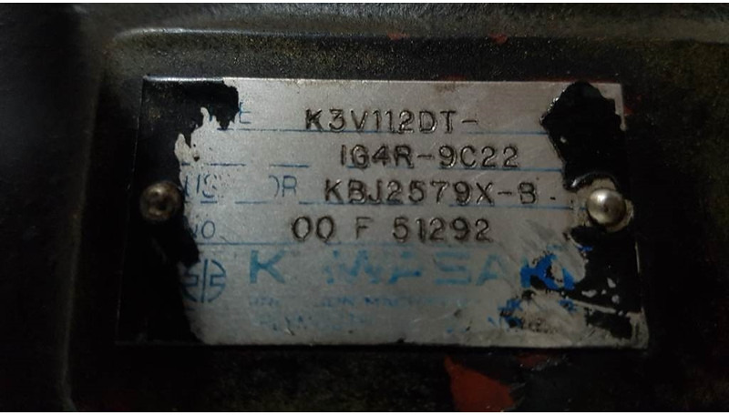 Kawasaki K3V112DT-IG4R-9C22 - Load sensing pump - Hydraulika: obrázek 3 Kawasaki K3V112DT-IG4R-9C22 - Load sensing pump - Hydraulika: obrázek 3