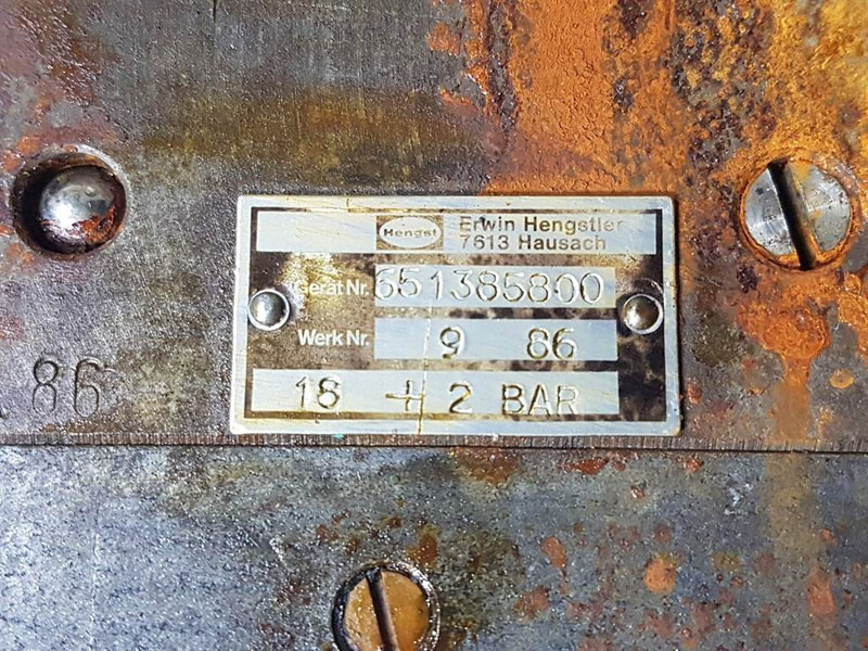 Kramer 312-Hengst 651385800-Valve/Ventile/Ventiel - Hydraulika pro Stavební technika: obrázek 5 Kramer 312-Hengst 651385800-Valve/Ventile/Ventiel - Hydraulika pro Stavební technika: obrázek 5