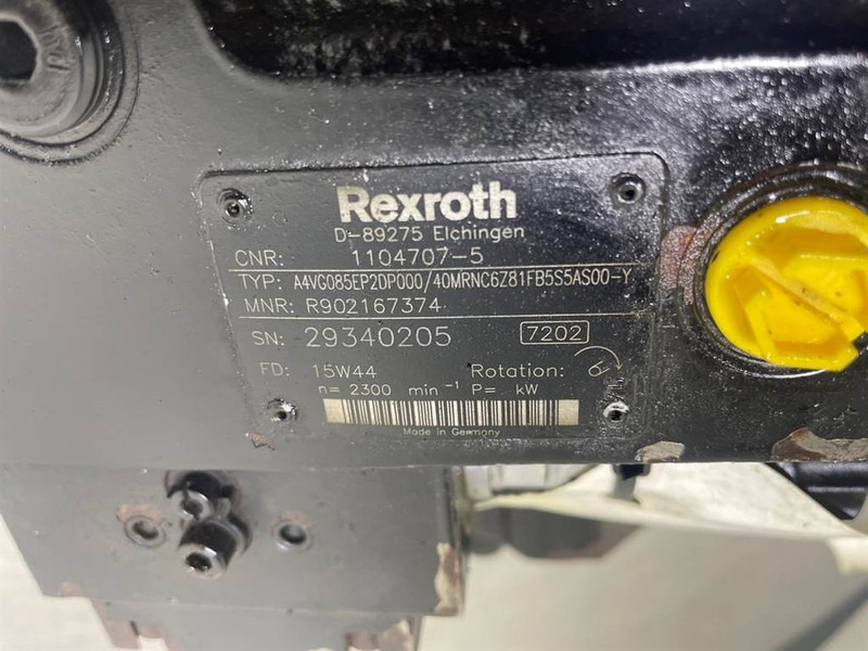 Rexroth A4VG85EP2DP000/40M-1104707-5/R902167374-Drive pump - Hydraulika pro Stavební technika: obrázek 5 Rexroth A4VG85EP2DP000/40M-1104707-5/R902167374-Drive pump - Hydraulika pro Stavební technika: obrázek 5