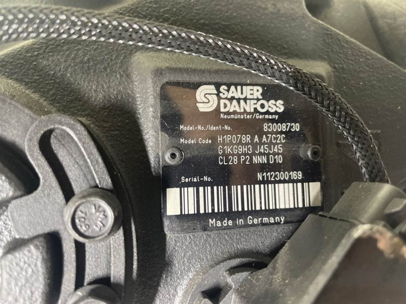Sauer Danfoss H1P078R-83008730-Drive pump/Fahrpumpe/Rijpomp - Hydraulika pro Stavební technika: obrázek 4 Sauer Danfoss H1P078R-83008730-Drive pump/Fahrpumpe/Rijpomp - Hydraulika pro Stavební technika: obrázek 4