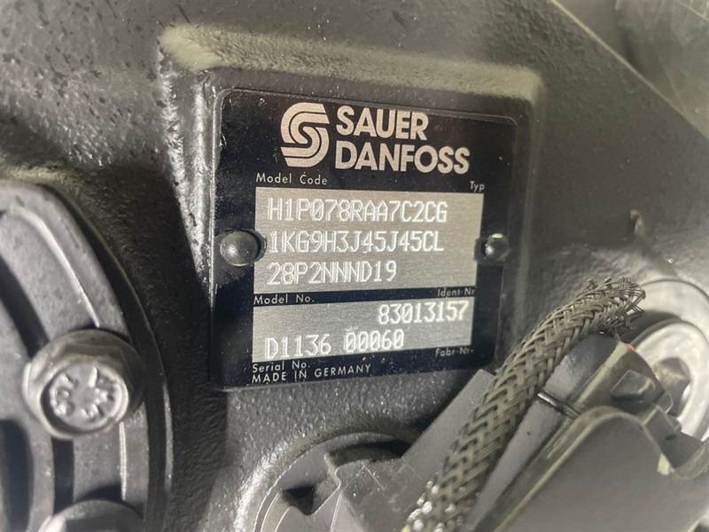 Sauer Danfoss H1P078R-83013157-Drive pump/Fahrpumpe/Rijpomp - Hydraulika pro Stavební technika: obrázek 4 Sauer Danfoss H1P078R-83013157-Drive pump/Fahrpumpe/Rijpomp - Hydraulika pro Stavební technika: obrázek 4
