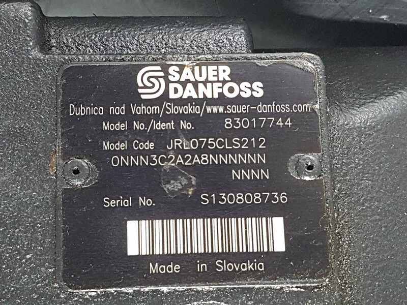 Sauer Danfoss JRL075CLS2120NNN3C2A2A8NNNNNNNNNN - Hydraulika pro Stavební technika: obrázek 3 Sauer Danfoss JRL075CLS2120NNN3C2A2A8NNNNNNNNNN - Hydraulika pro Stavební technika: obrázek 3