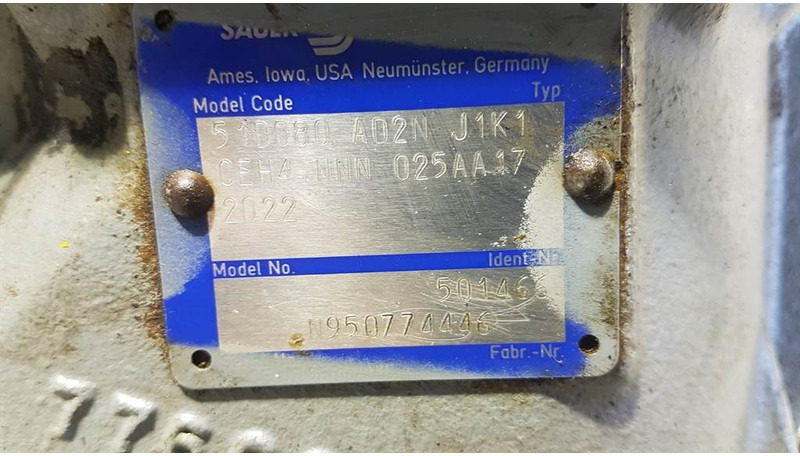 Sauer Sundstrand 51D080AD2N -Drive motor/Fahrmotor - Hydraulika: obrázek 4 Sauer Sundstrand 51D080AD2N -Drive motor/Fahrmotor - Hydraulika: obrázek 4