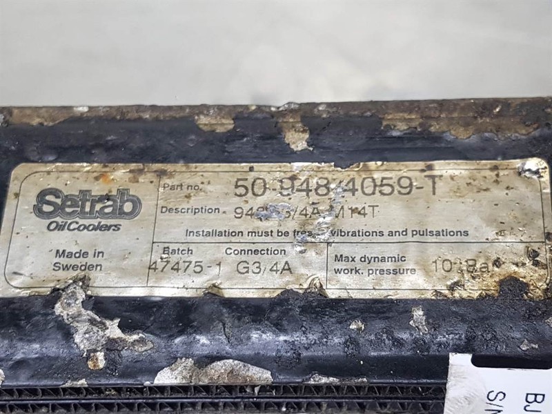 Setrab 50-948/4059-T - Oil cooler/Ölkühler/Oliekoe - Hydraulika pro Stavební technika: obrázek 4 Setrab 50-948/4059-T - Oil cooler/Ölkühler/Oliekoe - Hydraulika pro Stavební technika: obrázek 4