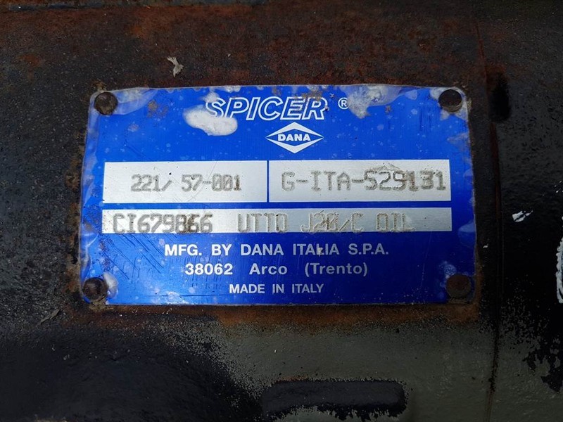 Spicer Dana 221/57-001 - Manitou 160 ATJ - Axle - Náprava a díly pro Stavební technika: obrázek 5 Spicer Dana 221/57-001 - Manitou 160 ATJ - Axle - Náprava a díly pro Stavební technika: obrázek 5