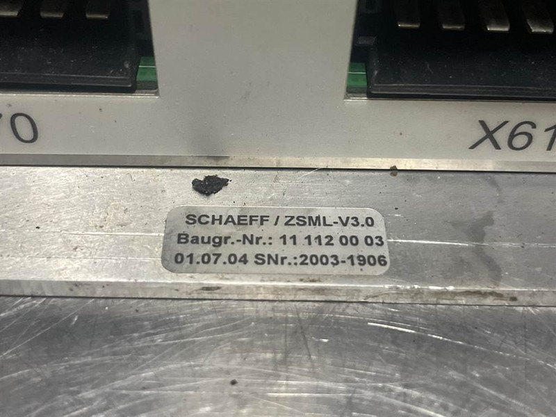 Terex Schaeff 5322000003-ZSML-V3.0-Control box/Steuermodul - Elektrický systém pro Stavební technika: obrázek 4 Terex Schaeff 5322000003-ZSML-V3.0-Control box/Steuermodul - Elektrický systém pro Stavební technika: obrázek 4