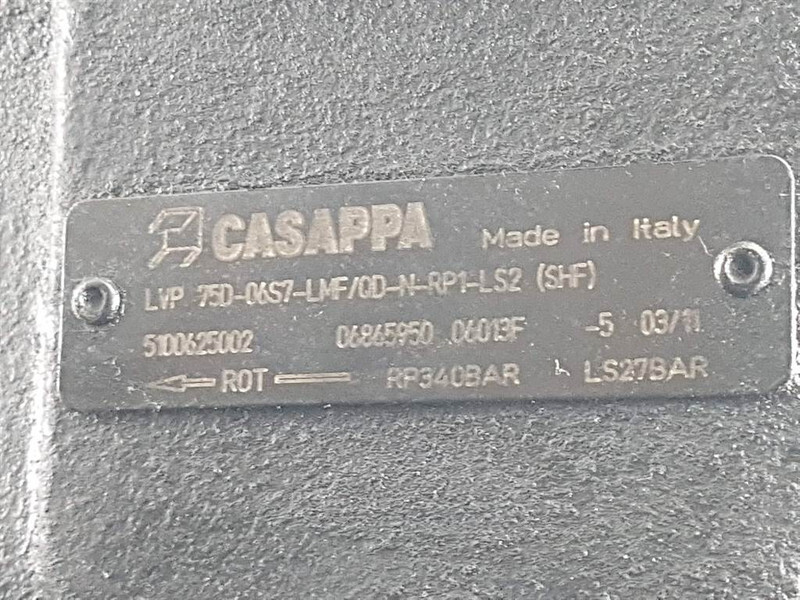 Terex TL210-5100625002-Casappa LVP75D-Load sensing pump - Hydraulika pro Stavební technika: obrázek 4 Terex TL210-5100625002-Casappa LVP75D-Load sensing pump - Hydraulika pro Stavební technika: obrázek 4
