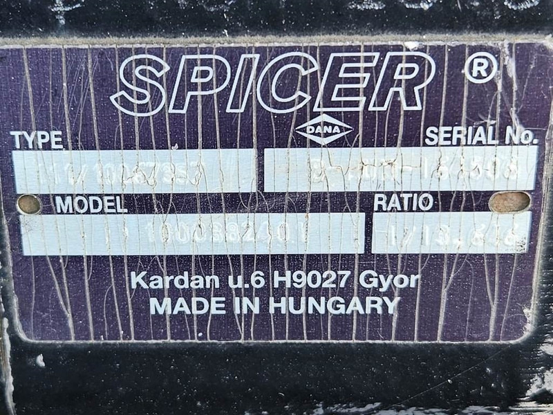 Náprava a díly pro Stavební technika WACKER NEUSON -Spicer Dana 111/10067357-Axle/Achse/As: obrázek 6 Náprava a díly pro Stavební technika WACKER NEUSON -Spicer Dana 111/10067357-Axle/Achse/As: obrázek 6