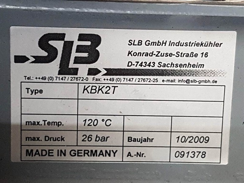 Zettelmeyer ZL-SLB KBK2T-091378-Cooler/Kühler/Koeler - Motor pro Stavební technika: obrázek 4 Zettelmeyer ZL-SLB KBK2T-091378-Cooler/Kühler/Koeler - Motor pro Stavební technika: obrázek 4