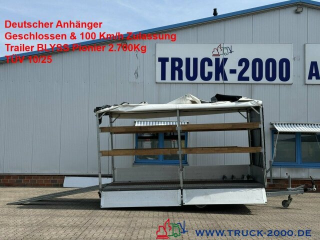 Blyss Pionier Trailer 2.700Kg GESCHLOSSEN 100 Km/h - Přívěs na přepravu automobilů: obrázek 1 Blyss Pionier Trailer 2.700Kg GESCHLOSSEN 100 Km/h - Přívěs na přepravu automobilů: obrázek 1