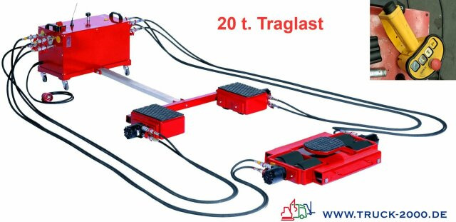 Nástroj/ Vybavení GKS Schwerlast Transportsystem 20t. - Maschinen: obrázek 1