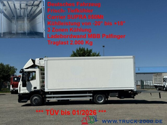 Iveco 120E22 Frisch- Tiefkühler Supra850MT 3Zonen +LBW - Chladírenský nákladní automobil: obrázek 1 Iveco 120E22 Frisch- Tiefkühler Supra850MT 3Zonen +LBW - Chladírenský nákladní automobil: obrázek 1