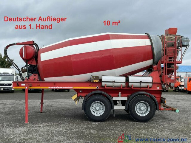 Karrena 10 m³ Betonmischer / Concrete Mixer 1.Hd - Návěs domíchávač: obrázek 1 Karrena 10 m³ Betonmischer / Concrete Mixer 1.Hd - Návěs domíchávač: obrázek 1