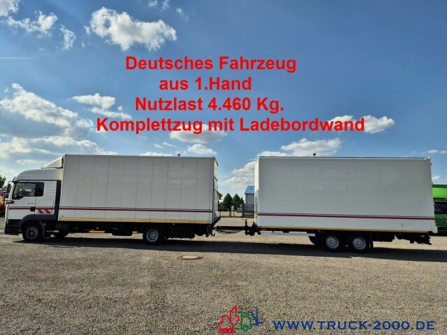 MAN TGL 8.210 Möbel Komplettzug Klima 4,5t. Nutzlast - Plachtový nákladní auto: obrázek 1 MAN TGL 8.210 Möbel Komplettzug Klima 4,5t. Nutzlast - Plachtový nákladní auto: obrázek 1
