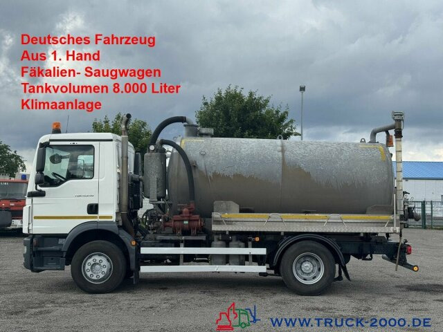 MAN TGM 15.250 Fäkalien- Saugwagen 8.000 Liter Klima - Čistič odpadových jam: obrázek 1 MAN TGM 15.250 Fäkalien- Saugwagen 8.000 Liter Klima - Čistič odpadových jam: obrázek 1