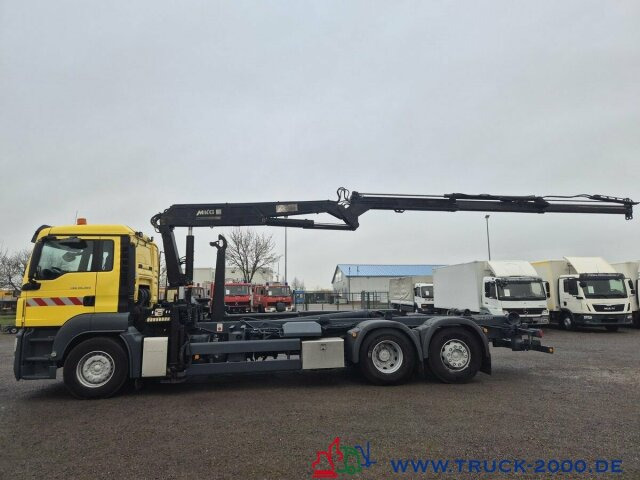 Hákový nosič kontejnerů, Auto s hydraulickou rukou MAN TGS 26.320 Meiller RK 2070+ Kran MKG HLK 177+FB: obrázek 7