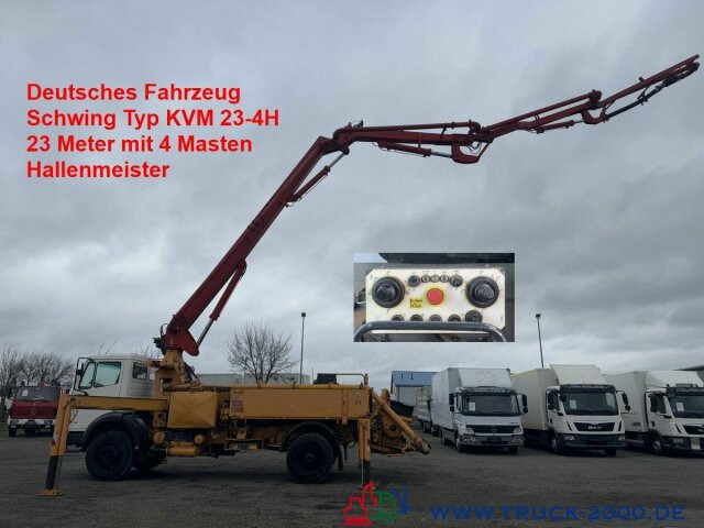 Mercedes-Benz 1722 Betonpumpe Schwing 23m 4 Mast Hallenmeister - Auto s hydraulickou rukou: obrázek 1 Mercedes-Benz 1722 Betonpumpe Schwing 23m 4 Mast Hallenmeister - Auto s hydraulickou rukou: obrázek 1