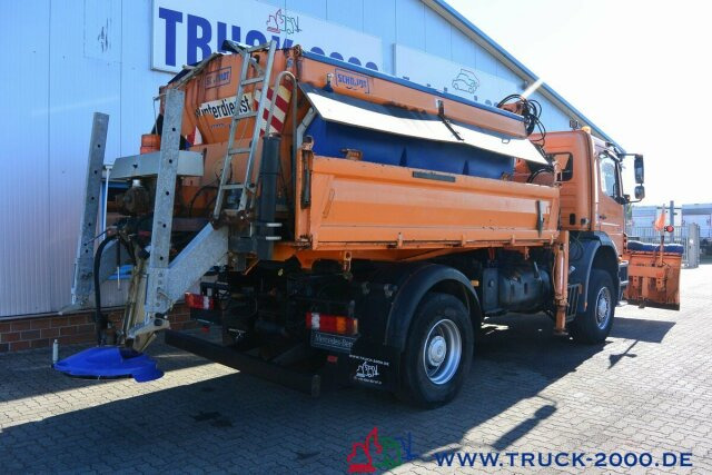 Sklápěč, Auto s hydraulickou rukou Mercedes-Benz 1829 4x4 Kran Winter Schneeschild Salzstreuer: obrázek 6