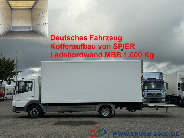 Mercedes-Benz 816 Atego Koffer Ladebordwand MBB 1.000Kg 3Sitze - Dodávka skřín: obrázek 1 Mercedes-Benz 816 Atego Koffer Ladebordwand MBB 1.000Kg 3Sitze - Dodávka skřín: obrázek 1
