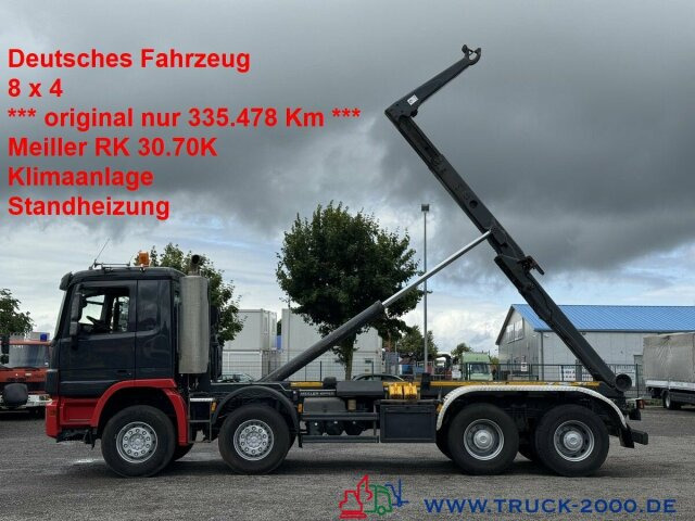 Mercedes-Benz Actros 3248 8x4 Meiller RK 30.70K NUR 335.482 Km - Hákový nosič kontejnerů: obrázek 1 Mercedes-Benz Actros 3248 8x4 Meiller RK 30.70K NUR 335.482 Km - Hákový nosič kontejnerů: obrázek 1