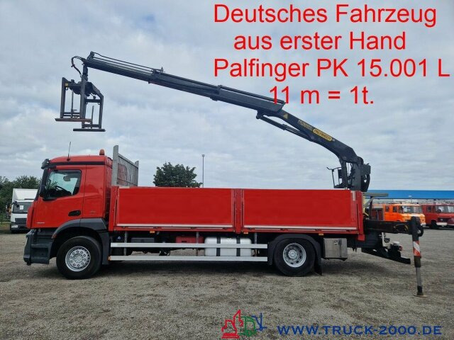 Mercedes-Benz Arocs 1836 Kran PK15001L 11m=1t. 5+6.Steuerkreis - Nákladní automobil valníkový/ Plošinový, Auto s hydraulickou rukou: obrázek 1 Mercedes-Benz Arocs 1836 Kran PK15001L 11m=1t. 5+6.Steuerkreis - Nákladní automobil valníkový/ Plošinový, Auto s hydraulickou rukou: obrázek 1