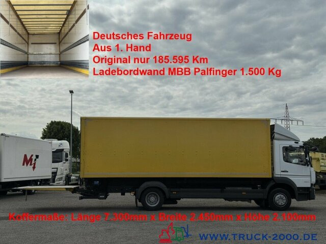 Mercedes-Benz Atego 1224 Koffer MBB Palfinger LBW 1.500KG AHK - Skříňový nákladní auto: obrázek 1 Mercedes-Benz Atego 1224 Koffer MBB Palfinger LBW 1.500KG AHK - Skříňový nákladní auto: obrázek 1