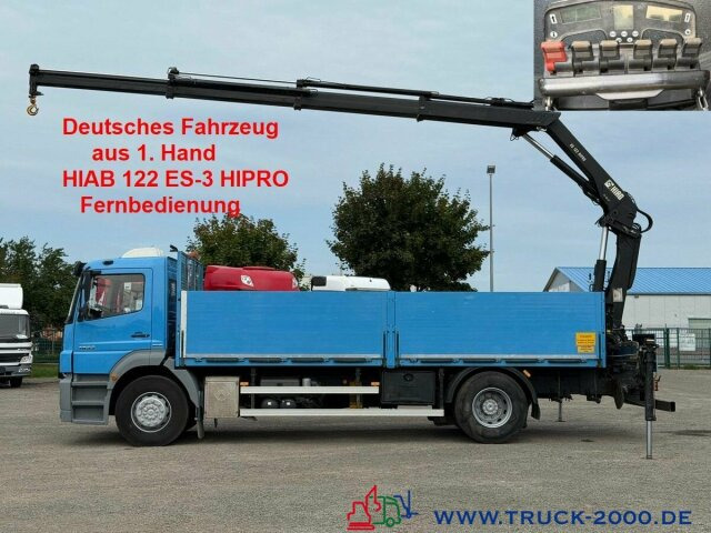Mercedes-Benz Axor 1833 Hiab 122 ES-3 10m=1,2t. faltbar remote - Nákladní automobil valníkový/ Plošinový, Auto s hydraulickou rukou: obrázek 1 Mercedes-Benz Axor 1833 Hiab 122 ES-3 10m=1,2t. faltbar remote - Nákladní automobil valníkový/ Plošinový, Auto s hydraulickou rukou: obrázek 1