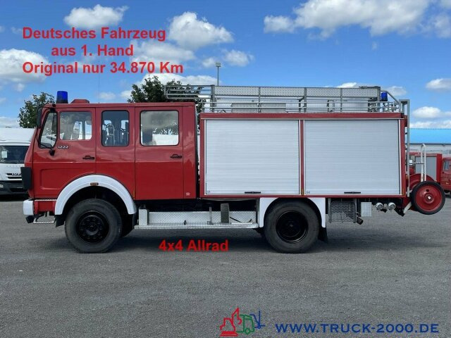 Mercedes-Benz LK 1222 4x4 Ziegler Feuerwehr 1620 L.Tank +Pumpe - Skříňový nákladní auto: obrázek 1 Mercedes-Benz LK 1222 4x4 Ziegler Feuerwehr 1620 L.Tank +Pumpe - Skříňový nákladní auto: obrázek 1