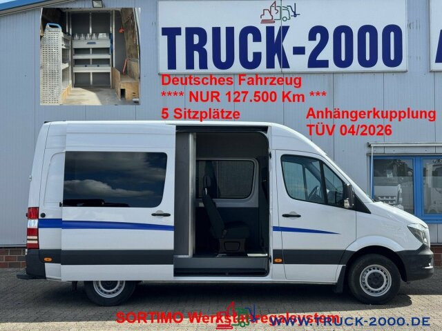 Mercedes-Benz Sprinter 314 Mixto 5Sitzer Sortimo Werkstattsyst - Minibus, Mikrobus: obrázek 1 Mercedes-Benz Sprinter 314 Mixto 5Sitzer Sortimo Werkstattsyst - Minibus, Mikrobus: obrázek 1