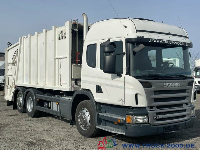 Vůz na odvoz odpadků pro dopravu odpadu Scania P320 Haller 21m³ Schüttung C-Trace Ident.4 Sitze: obrázek 14