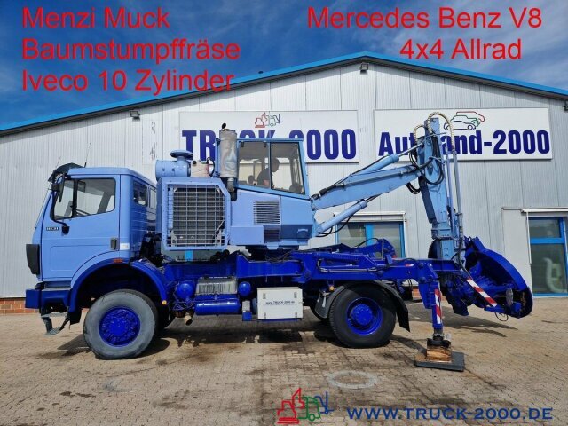 Mercedes-Benz 1831 4x4 Menzi Muck Baum Stubben - Wurzelfräse - Stavební technika: obrázek 1 Mercedes-Benz 1831 4x4 Menzi Muck Baum Stubben - Wurzelfräse - Stavební technika: obrázek 1