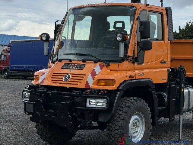 Sklápěč, Auto s hydraulickou rukou Unimog Unimog U300 4x4 Hiab Kran mit original 60.212 Km: obrázek 9