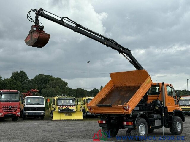 Sklápěč, Auto s hydraulickou rukou Unimog Unimog U300 4x4 Hiab Kran mit original 60.212 Km: obrázek 13