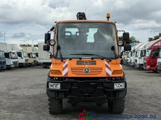 Sklápěč, Auto s hydraulickou rukou Unimog Unimog U300 4x4 Hiab Kran mit original 60.212 Km: obrázek 11