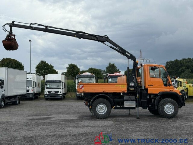 Sklápěč, Auto s hydraulickou rukou Unimog Unimog U300 4x4 Hiab Kran mit original 60.212 Km: obrázek 8