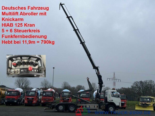 Volvo 340 HIAB Kran 11,9m=790kg 5+6 Steuerkreis Klima - Hákový nosič kontejnerů, Auto s hydraulickou rukou: obrázek 1 Volvo 340 HIAB Kran 11,9m=790kg 5+6 Steuerkreis Klima - Hákový nosič kontejnerů, Auto s hydraulickou rukou: obrázek 1