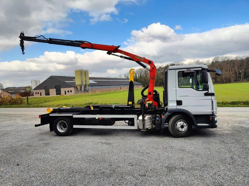 MAN TGL 12.250 Containersysteem Jimeca met kraan Palfinger PK4501 - Hákový nosič kontejnerů, Auto s hydraulickou rukou: obrázek 4 MAN TGL 12.250 Containersysteem Jimeca met kraan Palfinger PK4501 - Hákový nosič kontejnerů, Auto s hydraulickou rukou: obrázek 4