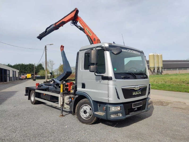 MAN TGL 12.250 Containersysteem met kraan Palfinger PK9001 + Remote - Hákový nosič kontejnerů, Auto s hydraulickou rukou: obrázek 2 MAN TGL 12.250 Containersysteem met kraan Palfinger PK9001 + Remote - Hákový nosič kontejnerů, Auto s hydraulickou rukou: obrázek 2