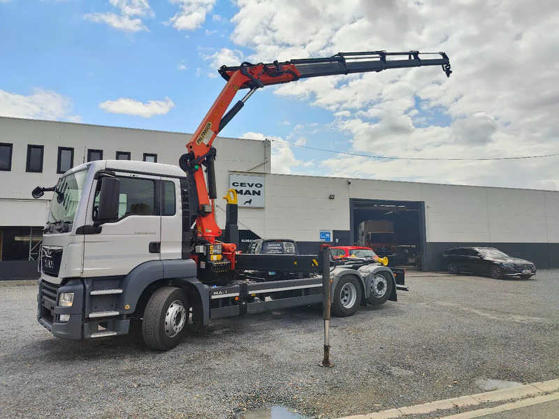 MAN TGS 26.420 Container / Palfinger PK18002 - Hákový nosič kontejnerů, Auto s hydraulickou rukou: obrázek 1 MAN TGS 26.420 Container / Palfinger PK18002 - Hákový nosič kontejnerů, Auto s hydraulickou rukou: obrázek 1