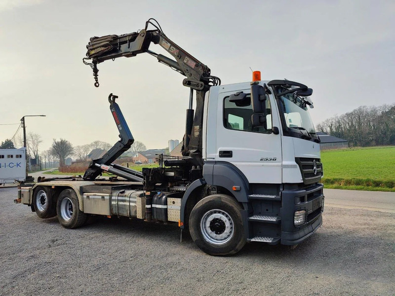 Mercedes-Benz Axor 2536 Euro5 container multilift crane HIAB 220 - Hákový nosič kontejnerů, Auto s hydraulickou rukou: obrázek 2 Mercedes-Benz Axor 2536 Euro5 container multilift crane HIAB 220 - Hákový nosič kontejnerů, Auto s hydraulickou rukou: obrázek 2