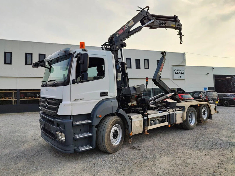 Mercedes-Benz Axor 2536 Euro5 container multilift crane HIAB 220 - Hákový nosič kontejnerů, Auto s hydraulickou rukou: obrázek 1 Mercedes-Benz Axor 2536 Euro5 container multilift crane HIAB 220 - Hákový nosič kontejnerů, Auto s hydraulickou rukou: obrázek 1