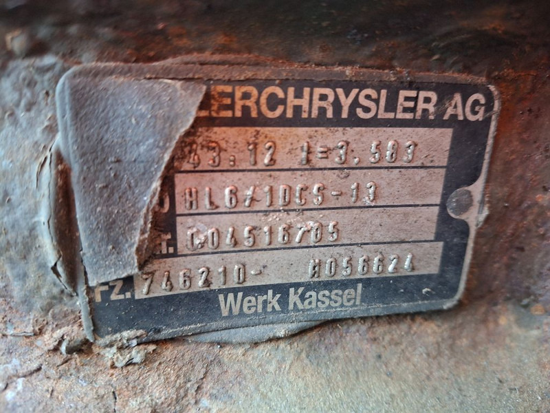 Mercedes-Benz HL6/1DCS-13 - Zadní náprava: obrázek 5 Mercedes-Benz HL6/1DCS-13 - Zadní náprava: obrázek 5