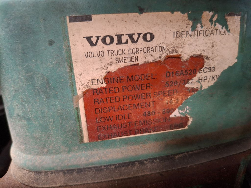 Volvo D16A520 - Motor: obrázek 3 Volvo D16A520 - Motor: obrázek 3
