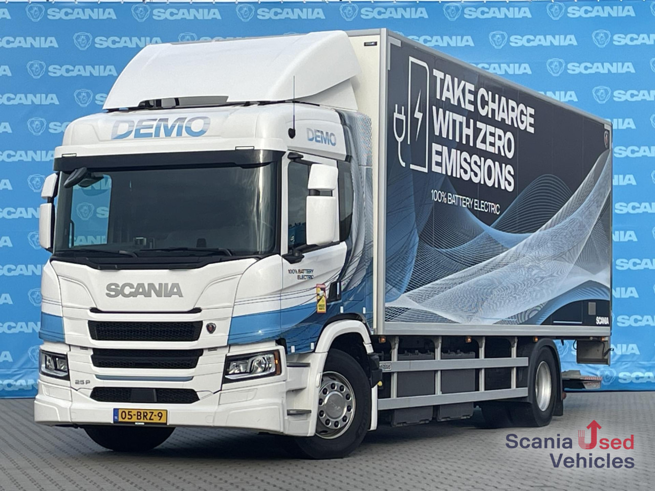 SCANIA 25P BEV B4x2NA ELECTRIC TAIL LIFT 2.5T 760X250X264 - Skříňový nákladní auto, Elektrické nákladní vozidlo: obrázek 1 SCANIA 25P BEV B4x2NA ELECTRIC TAIL LIFT 2.5T 760X250X264 - Skříňový nákladní auto, Elektrické nákladní vozidlo: obrázek 1